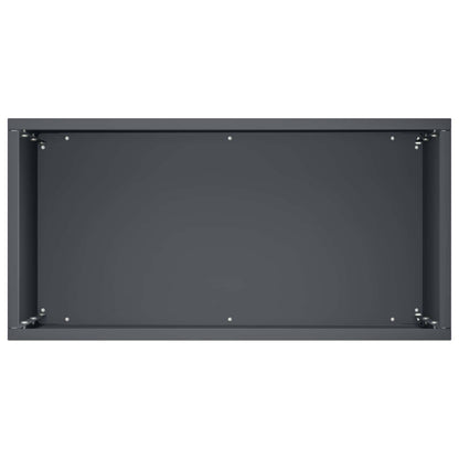 Garden Planter 2 pcs Anthracite 40 x 20 x 40 cm