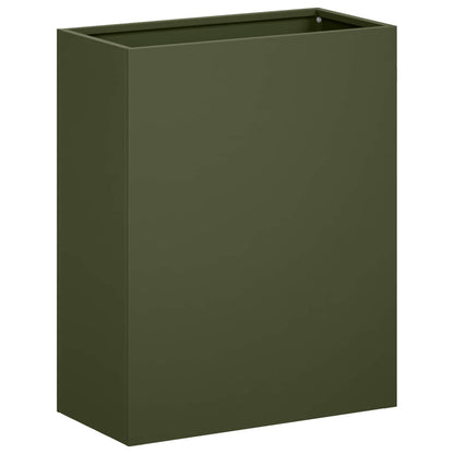 Garden Planter Olive Green 40 x 20 x 40 cm Cold-rolled Steel