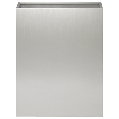Garden Planter Silver 40 x 20 x 40 cm Stainless Steel
