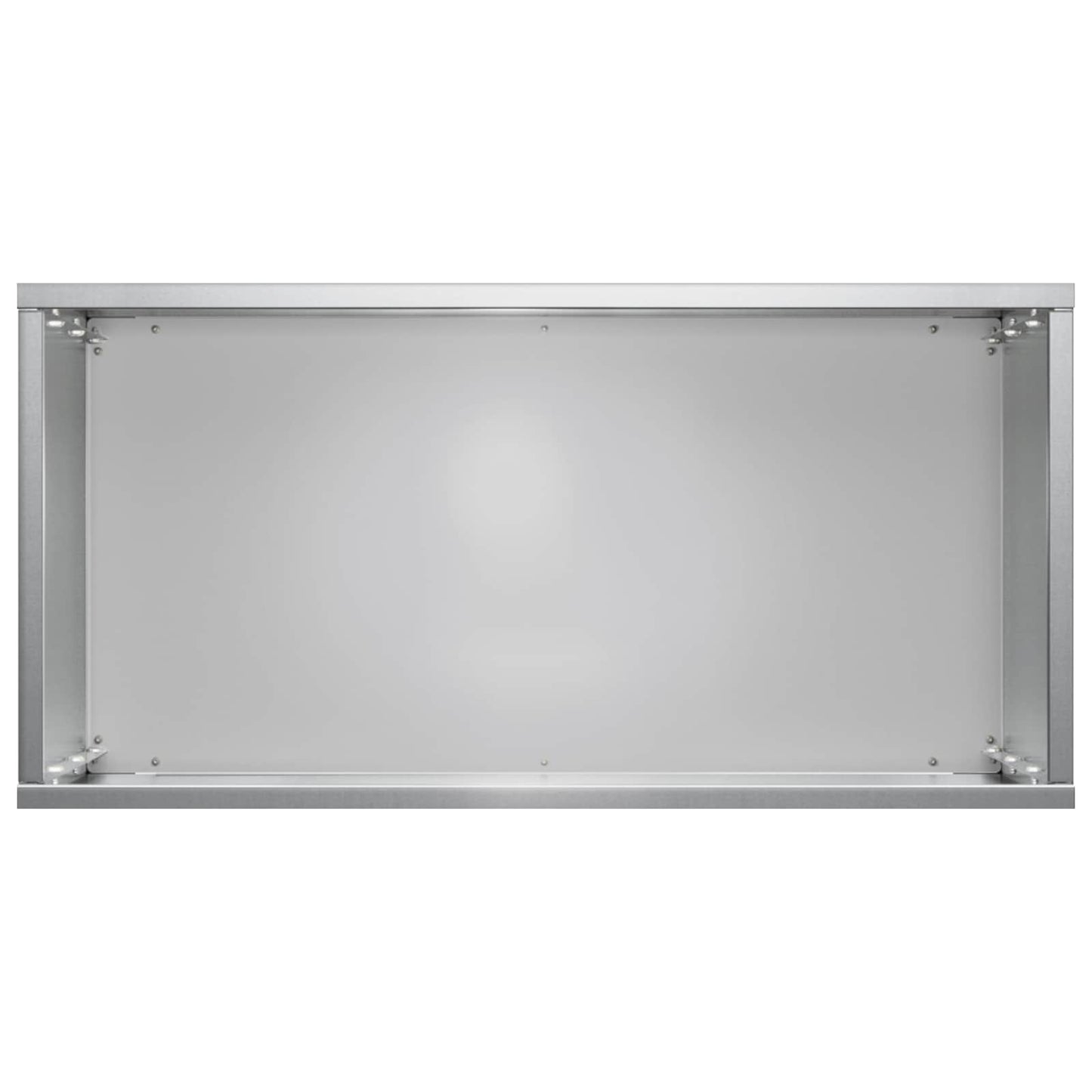 Garden Planter Silver 40 x 20 x 40 cm Galvanised Steel