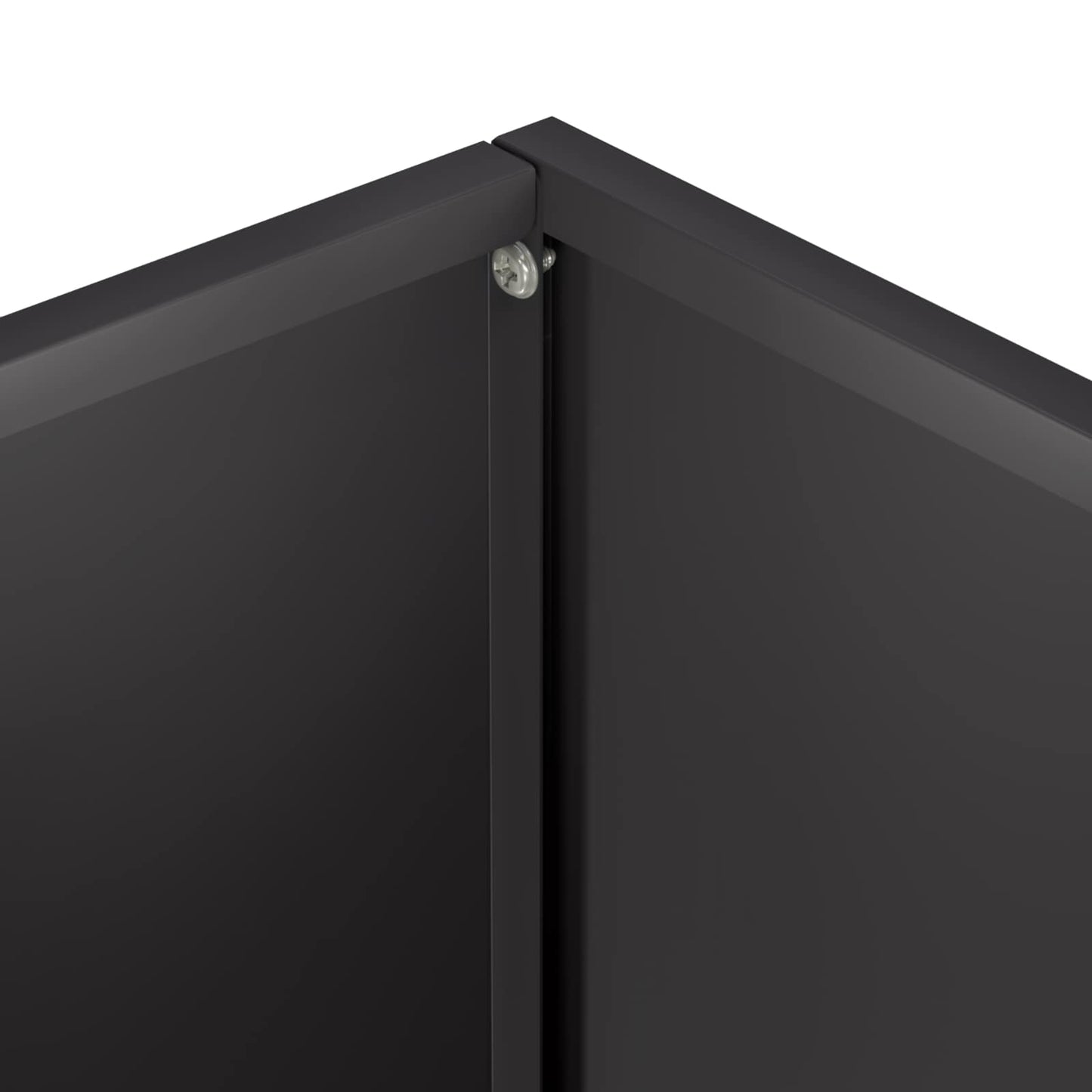 Garden Planter Black 40 x 20 x 50 cm Cold-rolled Steel