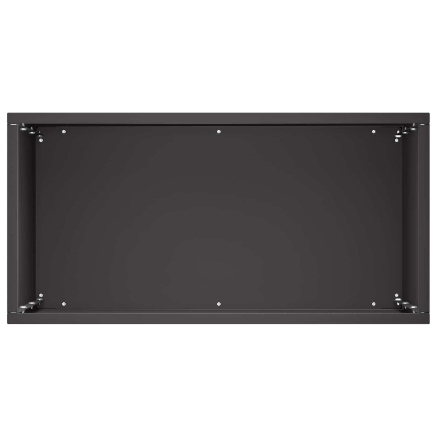 Garden Planter Black 40 x 20 x 50 cm Cold-rolled Steel