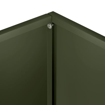 Garden Planter 2 pcs Olive Green 40 x 20 x 50 cm