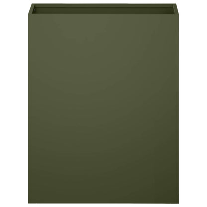 Garden Planter 2 pcs Olive Green 40 x 20 x 50 cm