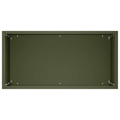 Garden Planter 2 pcs Olive Green 40 x 20 x 50 cm