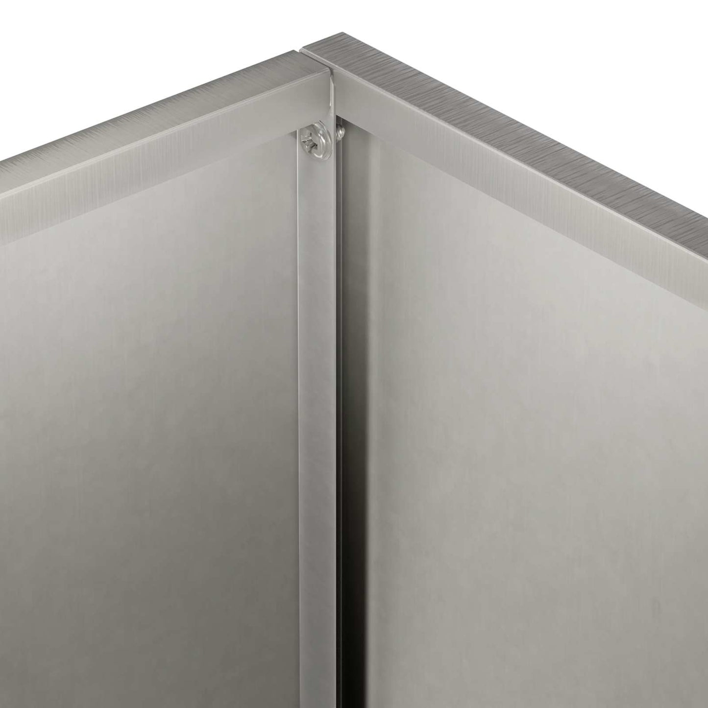 Garden Planter Silver 40 x 20 x 50 cm Stainless Steel