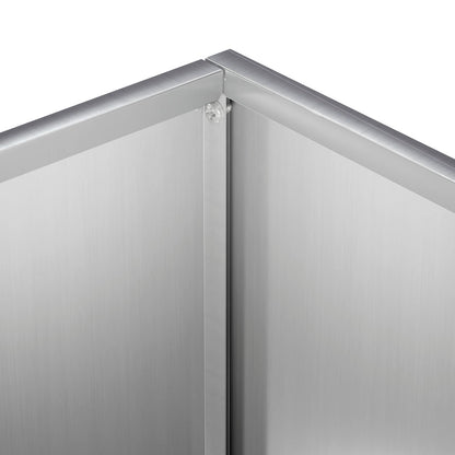 Garden Planter Silver 40 x 20 x 50 cm Galvanised Steel