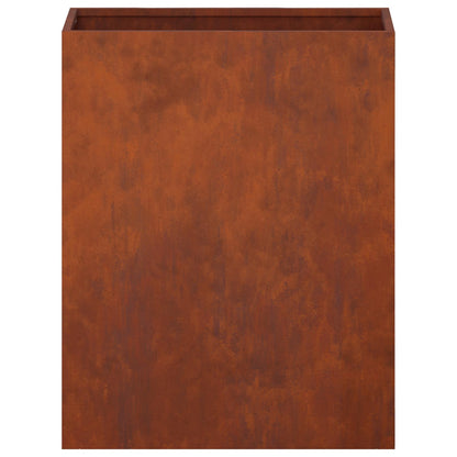 Garden Planter Rusty 40 x 20 x 50 cm Weathering Steel