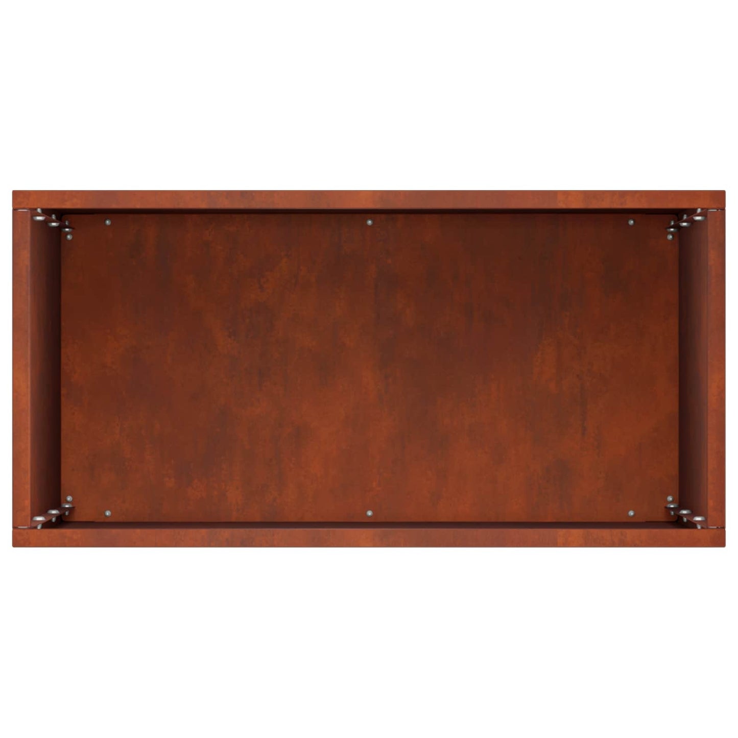 Garden Planter 2 pcs Rusty 40 x 20 x 50 cm Weathering Steel