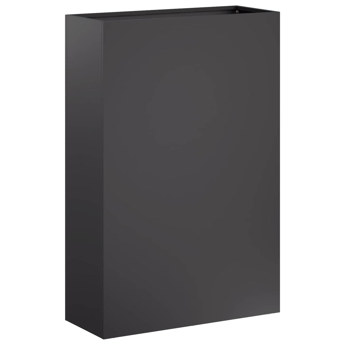 Garden Planter 2 pcs Black 40 x 20 x 75 cm Cold-rolled Steel