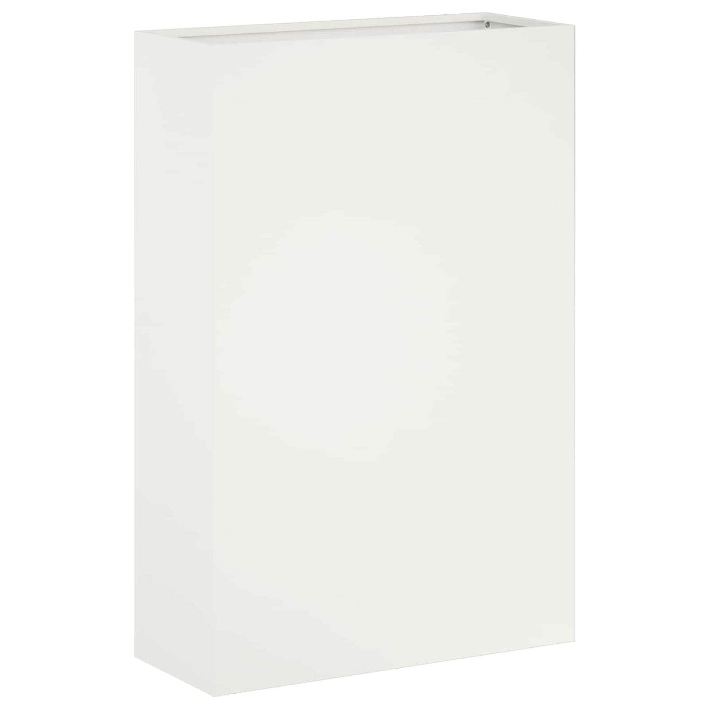 Garden Planter White 40 x 20 x 75 cm Cold-rolled Steel