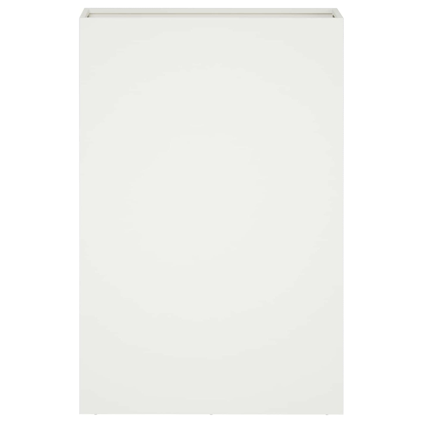 Garden Planter 2 pcs White 40 x 20 x 75 cm Cold-rolled Steel