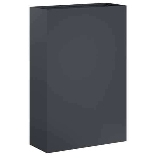 Garden Planter Anthracite 40 x 20 x 75 cm Cold-rolled Steel