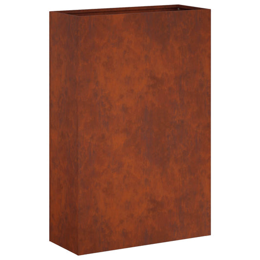 Garden Planter Rusty 40 x 20 x 75 cm Weathering Steel