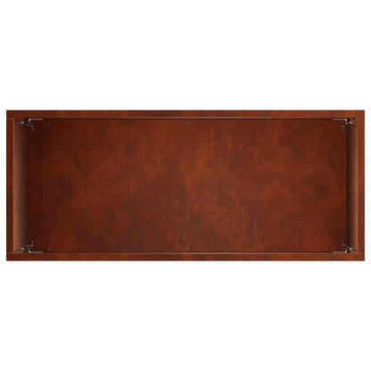 Garden Planter Rusty 40 x 20 x 75 cm Weathering Steel
