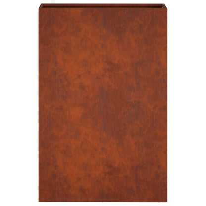 Garden Planter 2 pcs Rusty 40 x 20 x 75 cm Weathering Steel