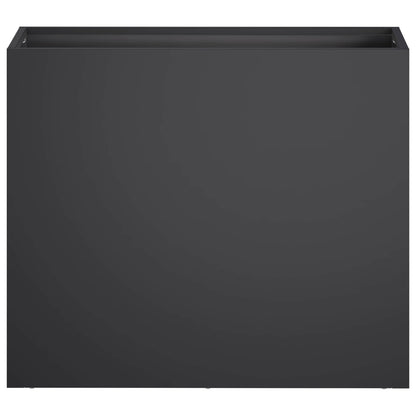 Garden Planter Black 50 x 20 x 40 cm Cold-rolled Steel