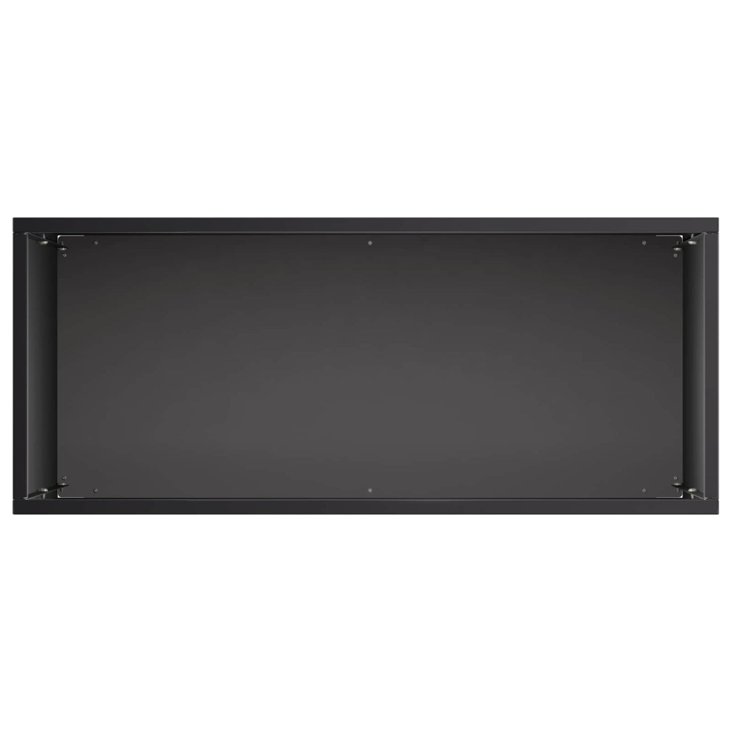 Garden Planter Black 50 x 20 x 40 cm Cold-rolled Steel