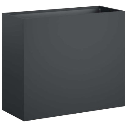 Garden Planter 2 pcs Anthracite 50 x 20 x 40 cm