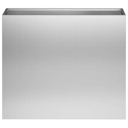 Garden Planter Silver 50 x 20 x 40 cm Galvanised Steel