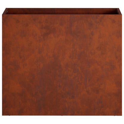 Garden Planter Rusty 50 x 20 x 40 cm Weathering Steel
