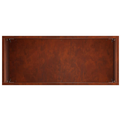 Garden Planter Rusty 50 x 20 x 40 cm Weathering Steel