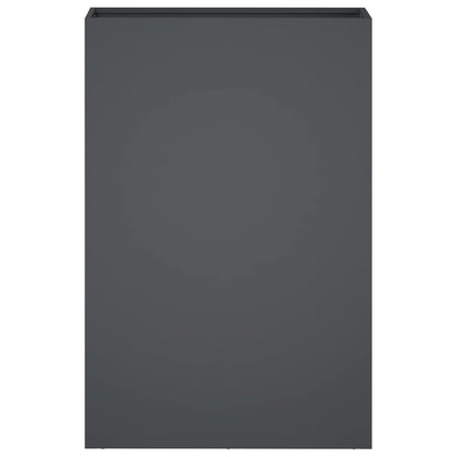 Garden Planter 2 pcs Anthracite 50 x 20 x 75 cm