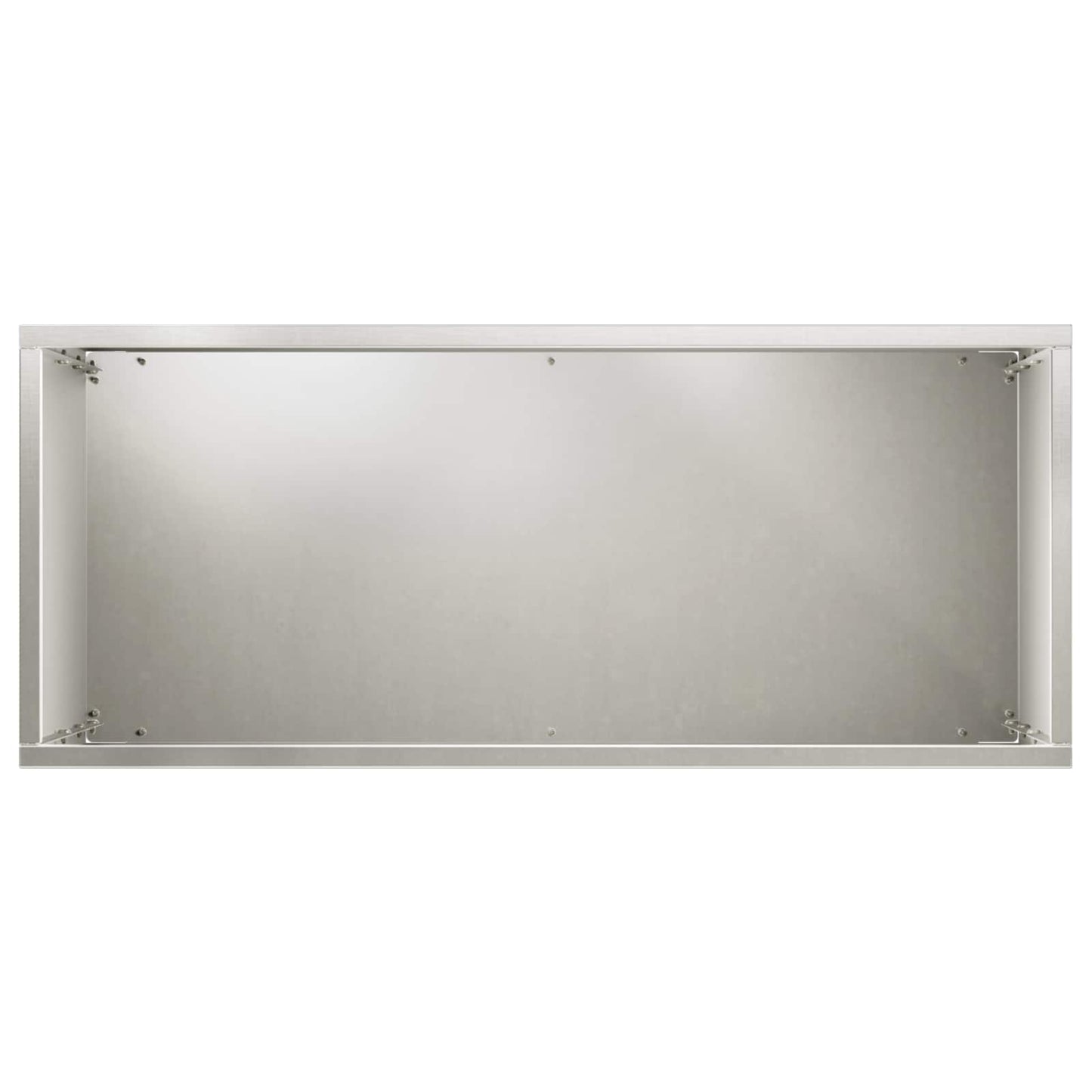 Garden Planter 2 pcs Silver 50 x 20 x 75 cm Stainless Steel