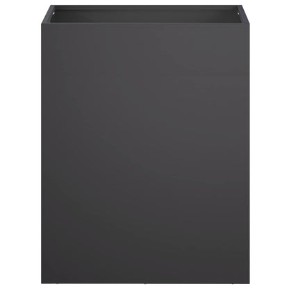 Garden Planter Black 40 x 30 x 40 cm Cold-rolled Steel
