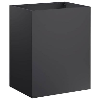 Garden Planter 2 pcs Black 40 x 30 x 40 cm Cold-rolled Steel