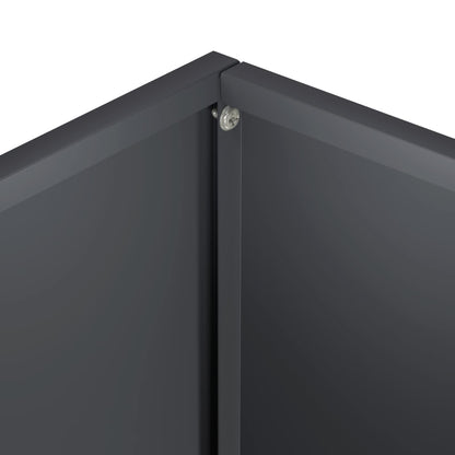 Garden Planter 2 pcs Anthracite 40 x 30 x 40 cm