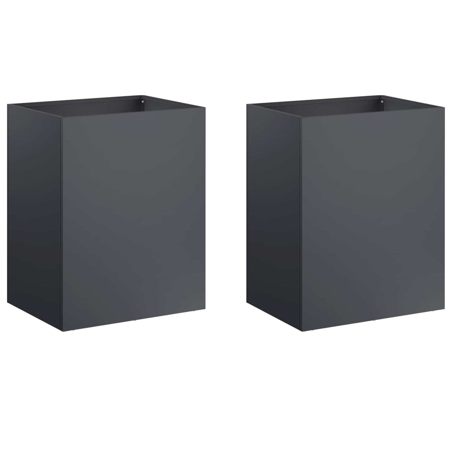 Garden Planter 2 pcs Anthracite 40 x 30 x 40 cm