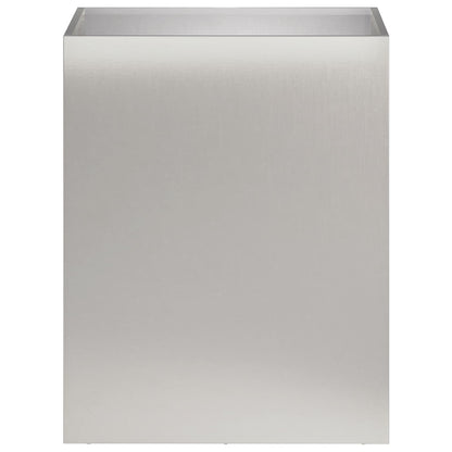 Garden Planter Silver 40 x 30 x 40 cm Stainless Steel