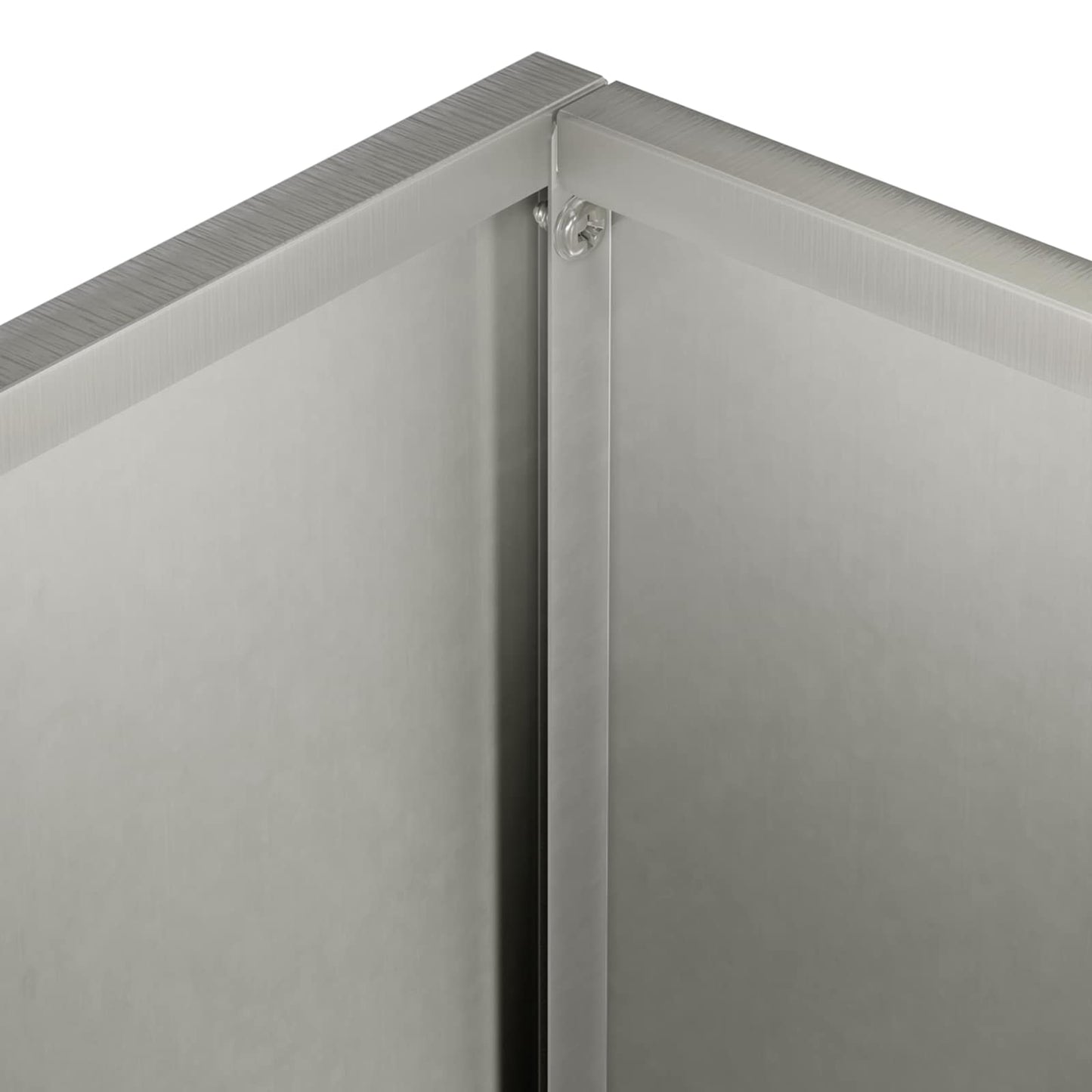 Garden Planter 2 pcs Silver 40 x 30 x 40 cm Stainless Steel