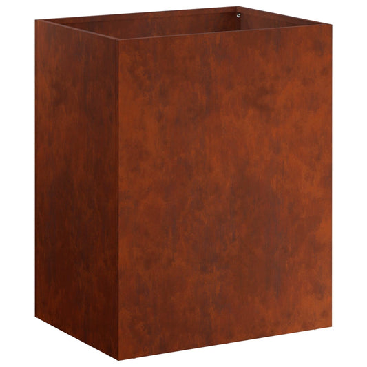 Garden Planter Rusty 40 x 30 x 40 cm Weathering Steel