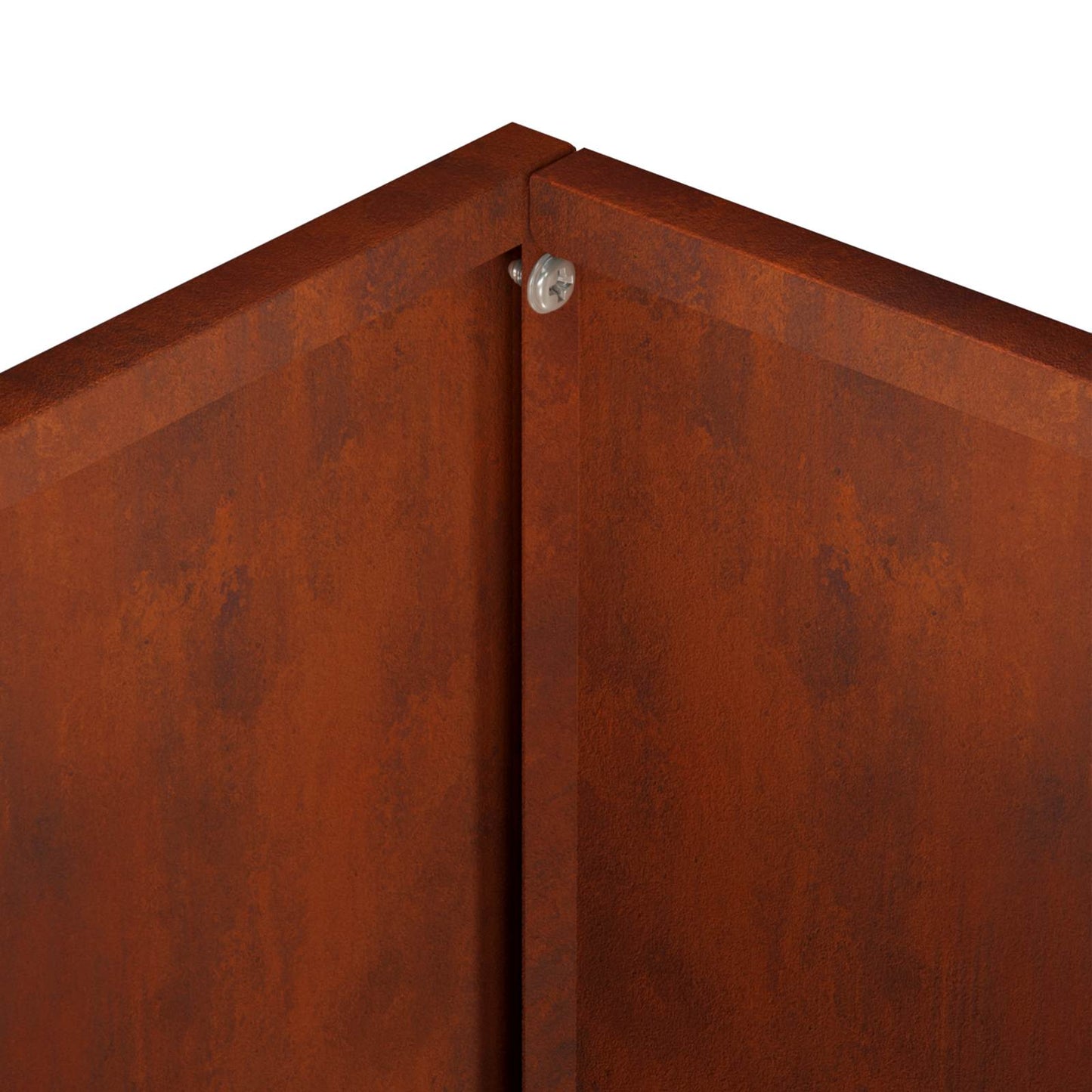 Garden Planter 2 pcs Rusty 40 x 30 x 40 cm Weathering Steel