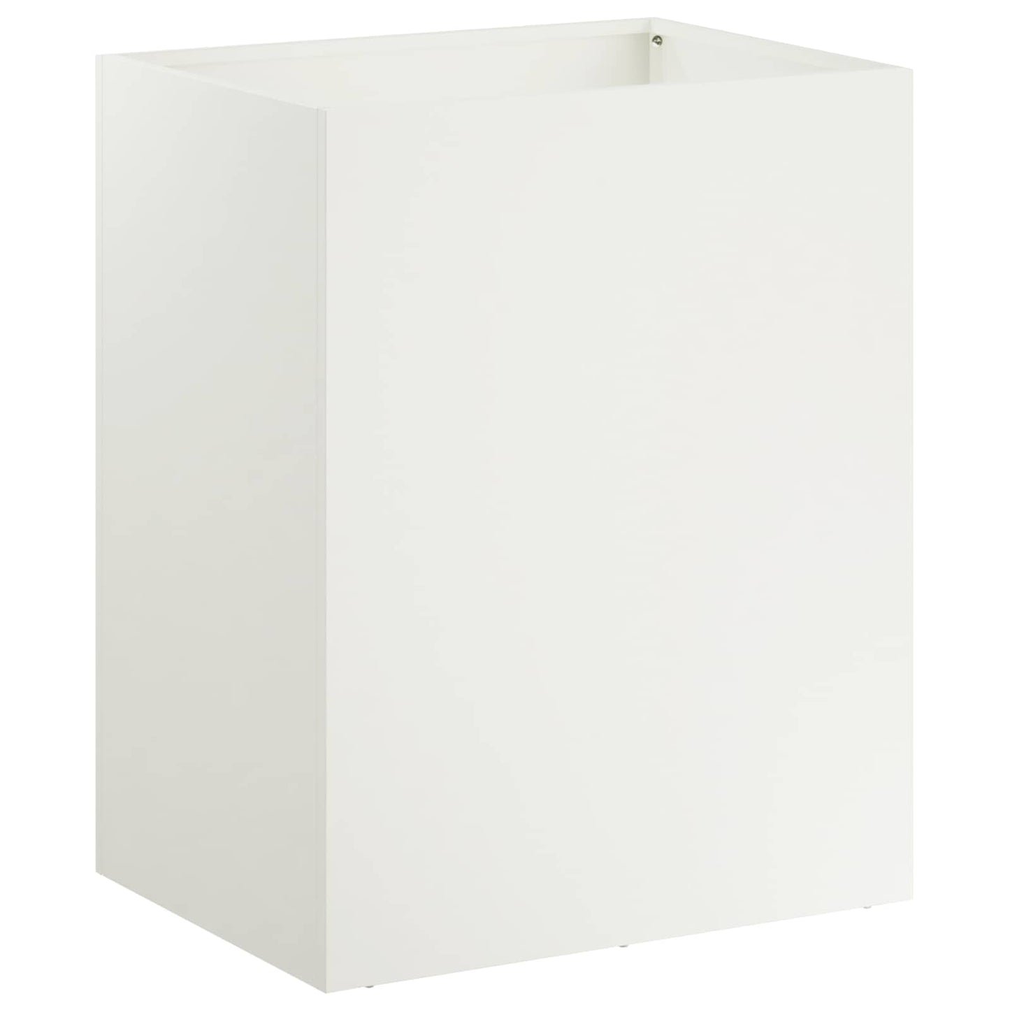 Garden Planter 2 pcs White 40 x 30 x 50 cm Cold-rolled Steel