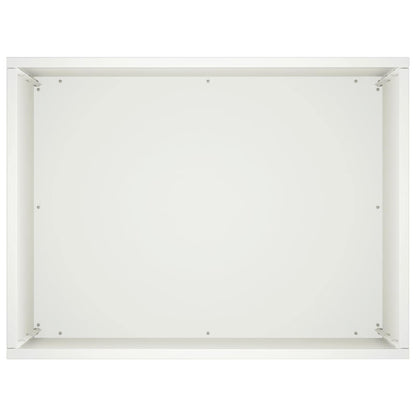 Garden Planter 2 pcs White 40 x 30 x 50 cm Cold-rolled Steel