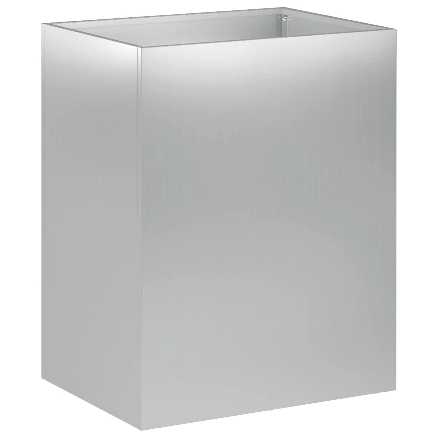 Garden Planter Silver 40 x 30 x 50 cm Galvanised Steel