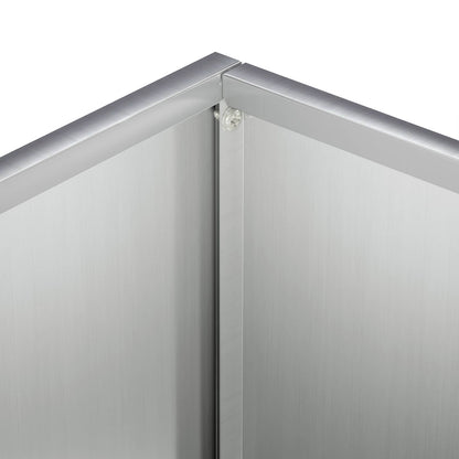 Garden Planter 2 pcs Silver 40 x 30 x 50 cm Galvanised Steel