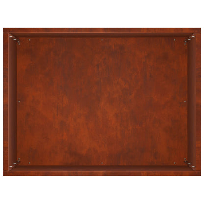 Garden Planter Rusty 40 x 30 x 50 cm Weathering Steel
