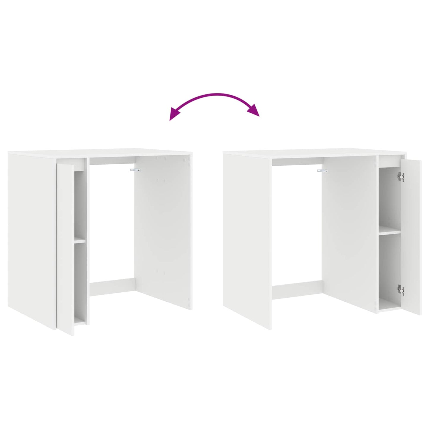Wash Machine Cabinet White 87 x 60 x 89 cm Engineered wood