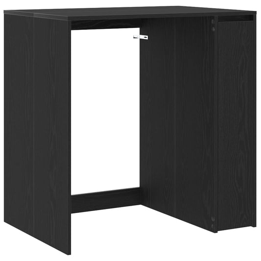 Wash Machine Cabinet Black Oak 87 x 60 x 89 cm Engineered wood