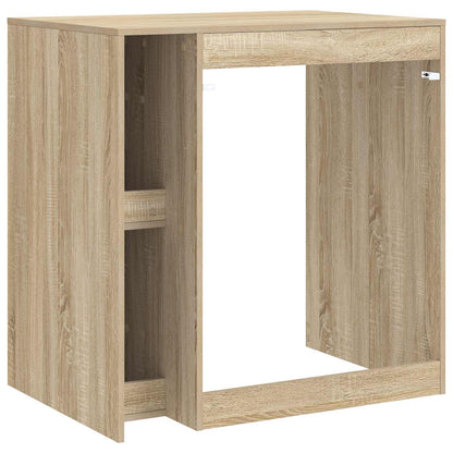 Wash Machine Cabinet with Storage Sonoma oak 87 x 60 x 89 cm