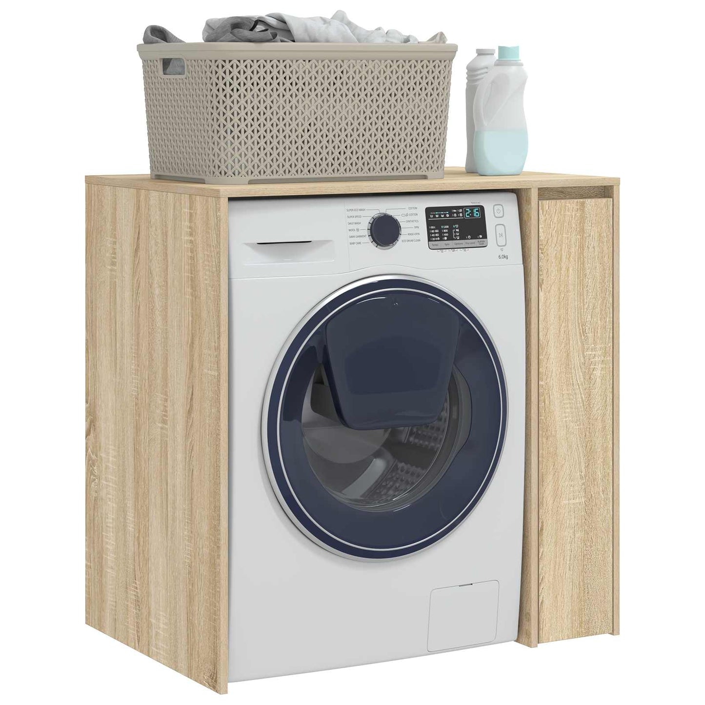 Wash Machine Cabinet Sonoma 87 x 60 x 89 cm Engineered wood