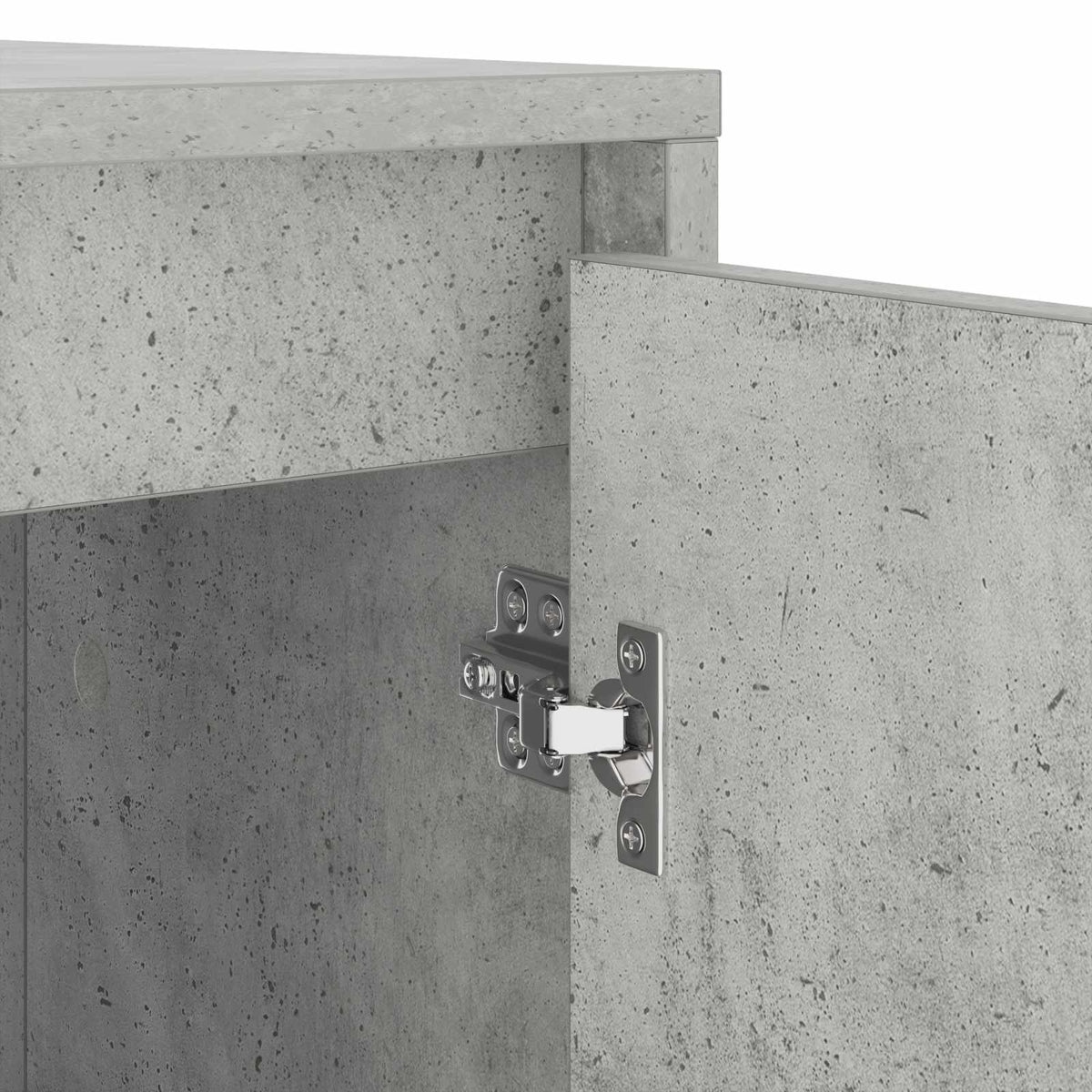 Wash Machine Cabinet with Storage Concrete gray 87 x 60 x 89 cm