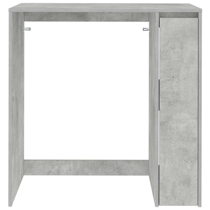 Wash Machine Cabinet with Storage Concrete gray 87 x 60 x 89 cm