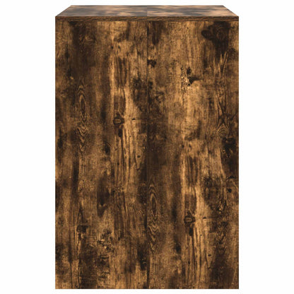 Wash Machine Cabinet Smoked Oak 87 x 60 x 89 cm Engineered wood