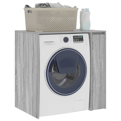 Wash Machine Cabinet with Storage Grey Sonoma 87 x 60 x 89 cm