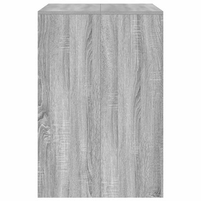 Wash Machine Cabinet with Storage Grey Sonoma 87 x 60 x 89 cm